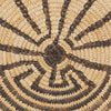 Papago Man in Maze Basketry Plaque
