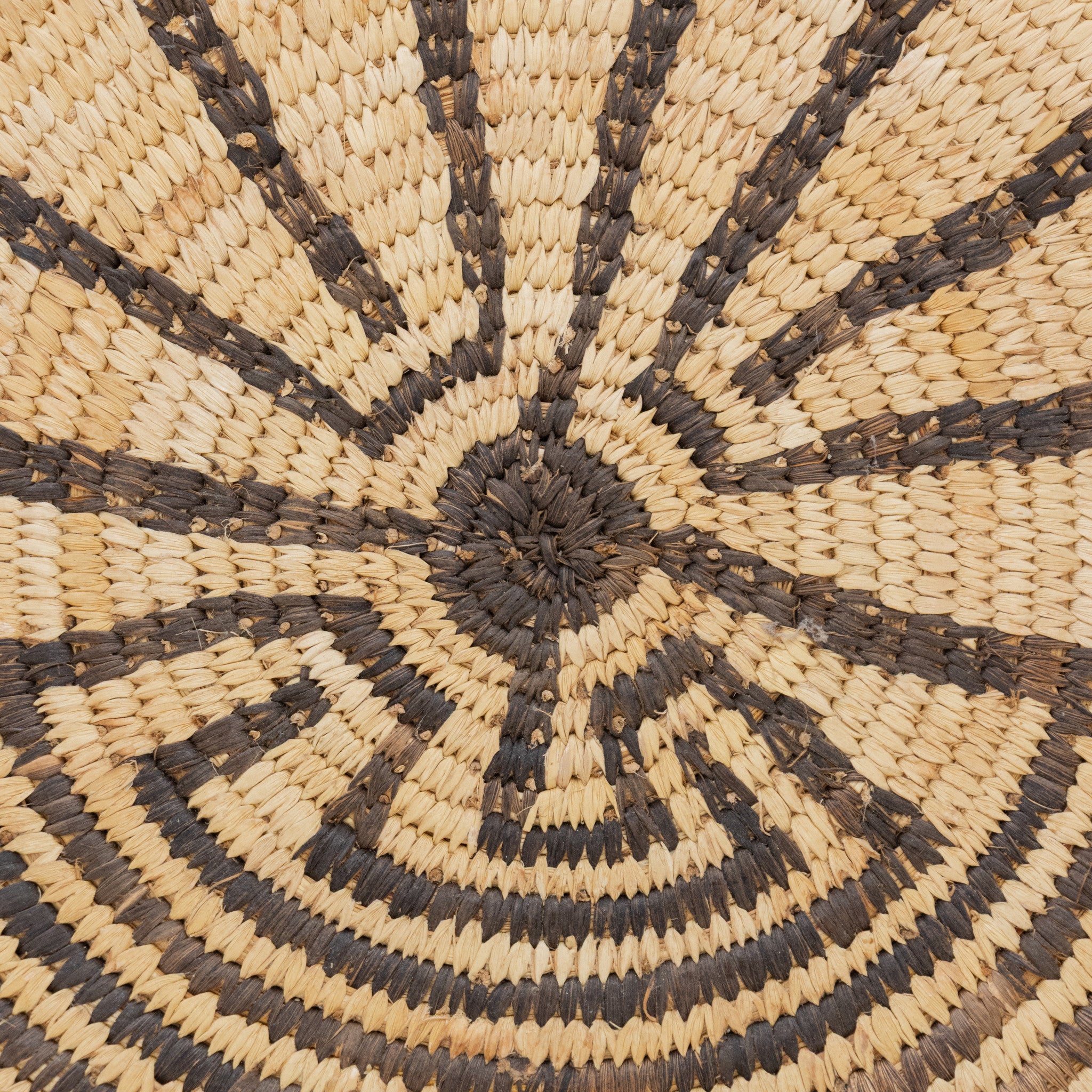 Papago Man in Maze Basketry Plaque
