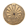 Papago Man in Maze Basketry Plaque