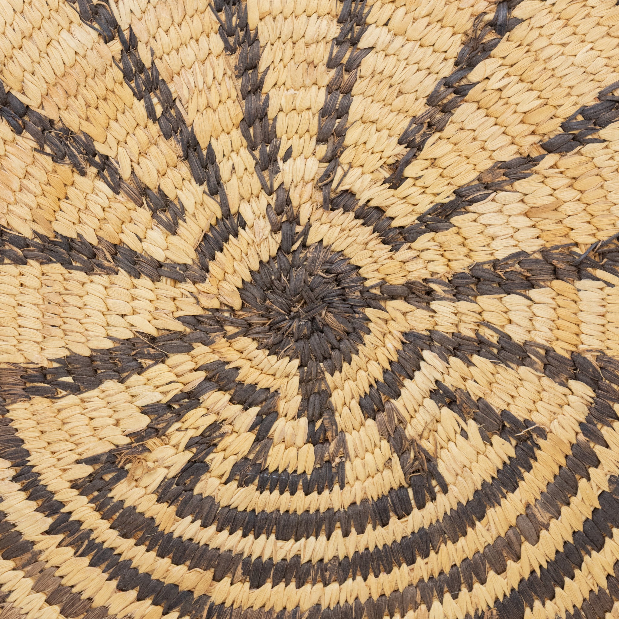 Papago Man in Maze Basketry Plaque