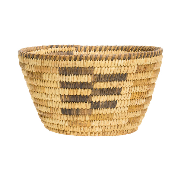 Papago Basket, Native, Basketry, Vertical