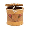 Acho Dene Koe First Nation Quilled Birch Bark Basket