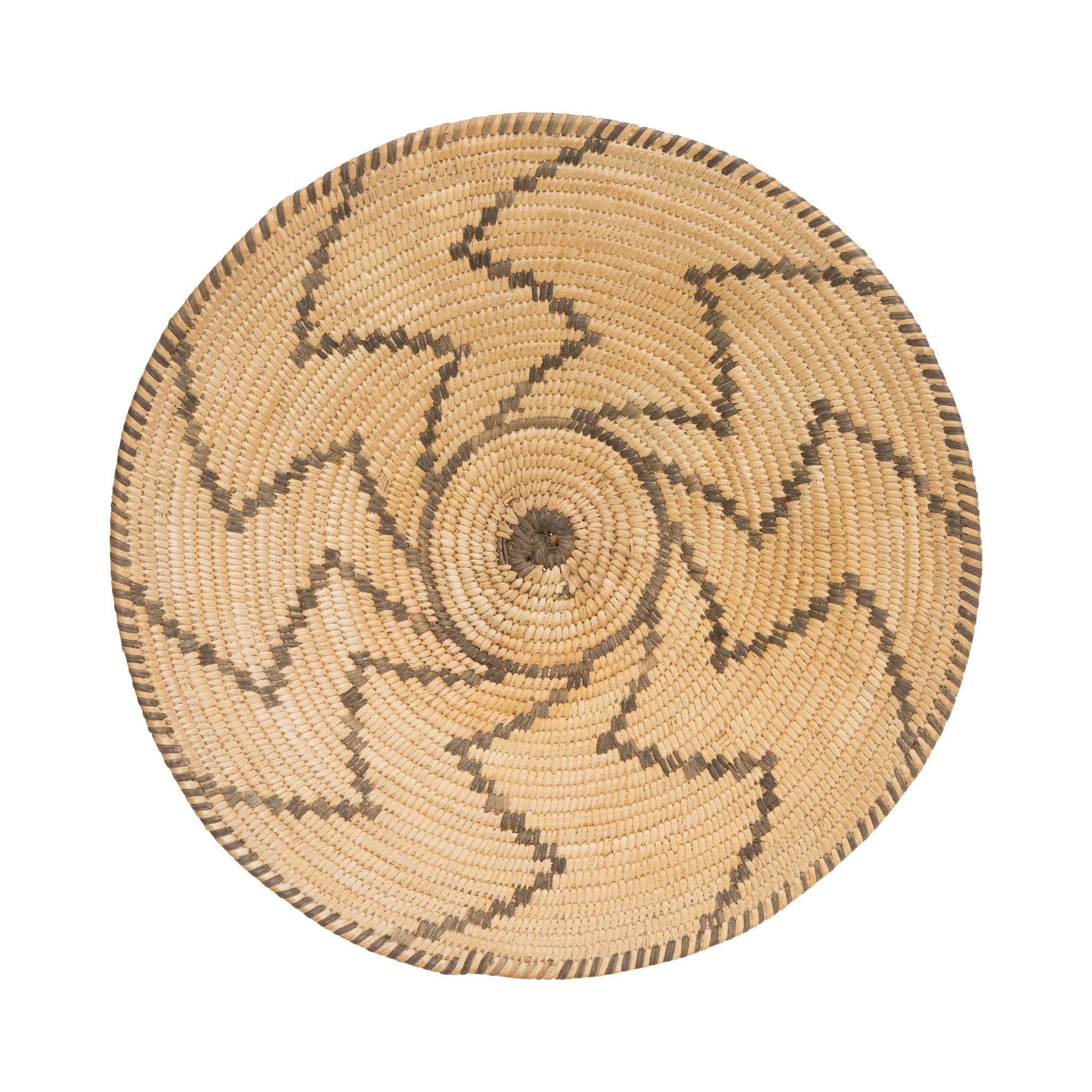 Pima Basketry Plate, Native, Basketry, Plate