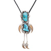 Tanner Camarona Navajo Turqouise Cougar Claw Bolo, Jewelry, Bolo Necktie, Native