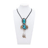 Tanner Camarona Navajo Turqouise Cougar Claw Bolo