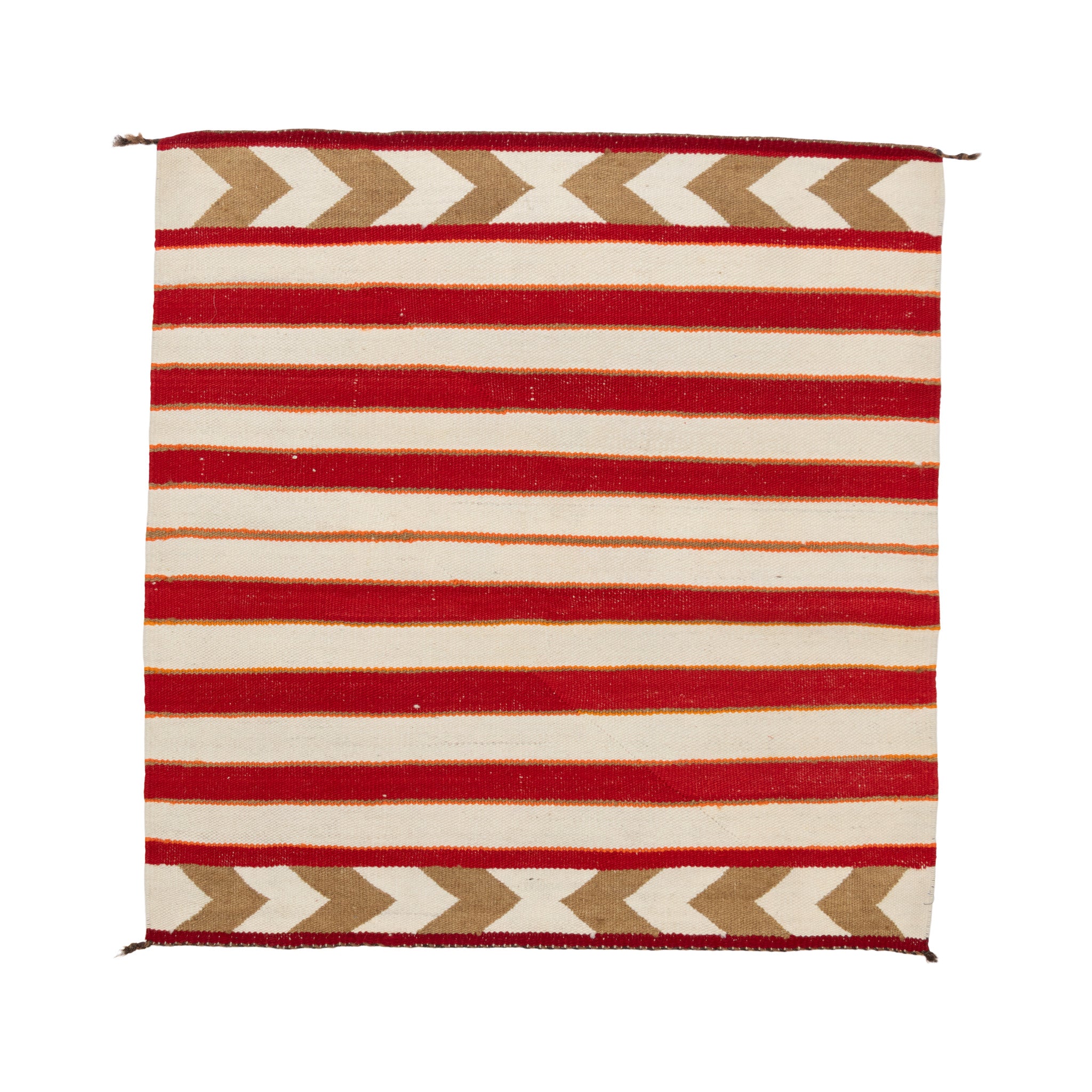 Navajo Crystal Single Saddle, Native, Weaving, Single Saddle Blanket