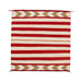 Navajo Crystal Single Saddle, Native, Weaving, Single Saddle Blanket