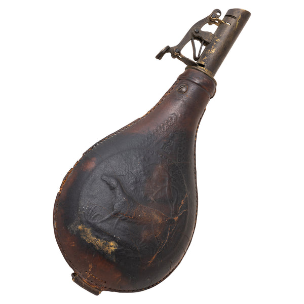 A & M Flask & Cap Co. Black Powder Flask, Firearms, Other, Powder Horn