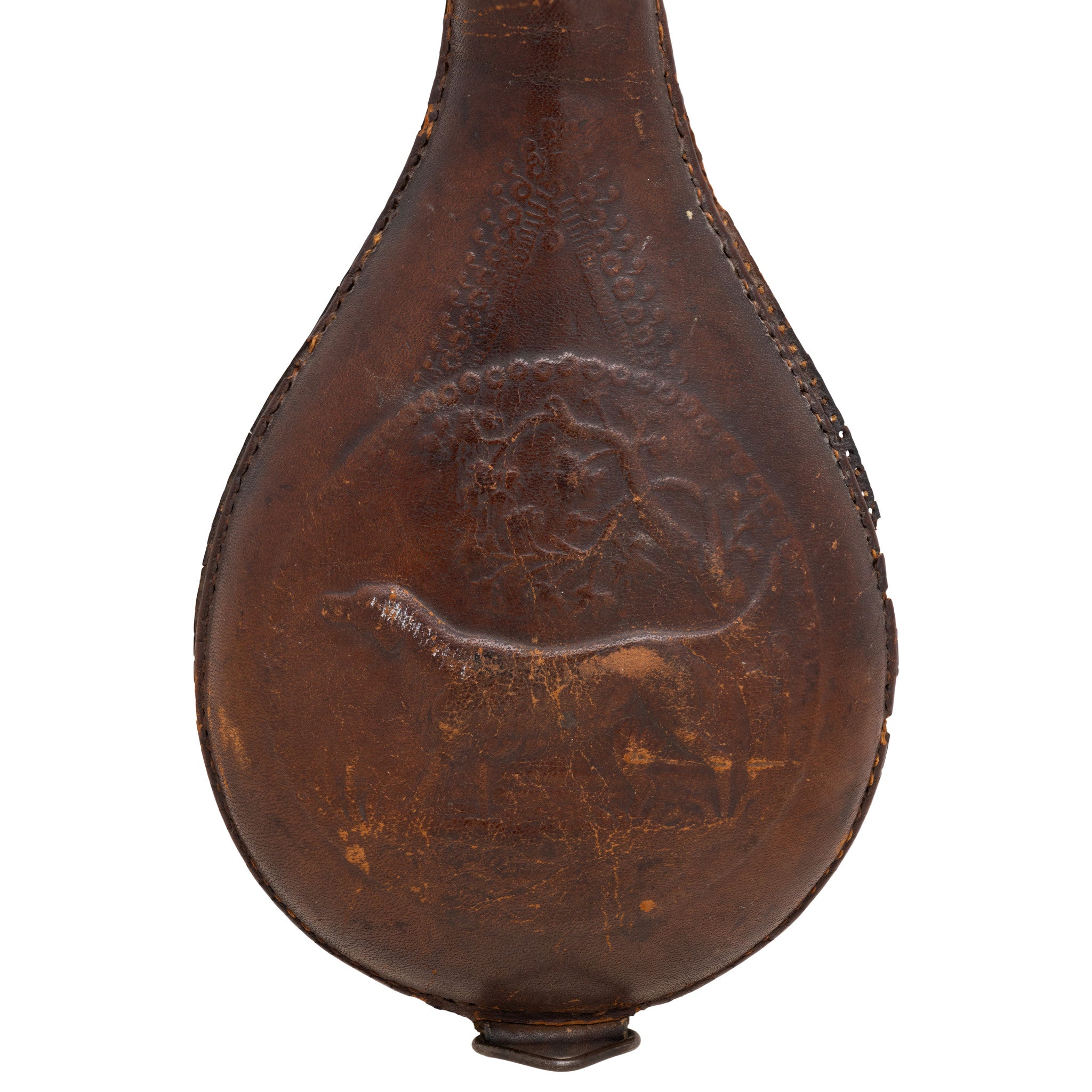 A & M Flask & Cap Co. Black Powder Flask