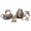 Four Victorian Butterfly Silverplate Napkin Rings, Furnishings, Kitchen, Other