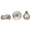 Three Figural Victorian Silverplate Napkin Rings