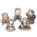 Five Victorian Silverplate Napkin Rings, Furnishings, Kitchen, Other