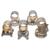 Five Victorian Silverplate Napkin Rings