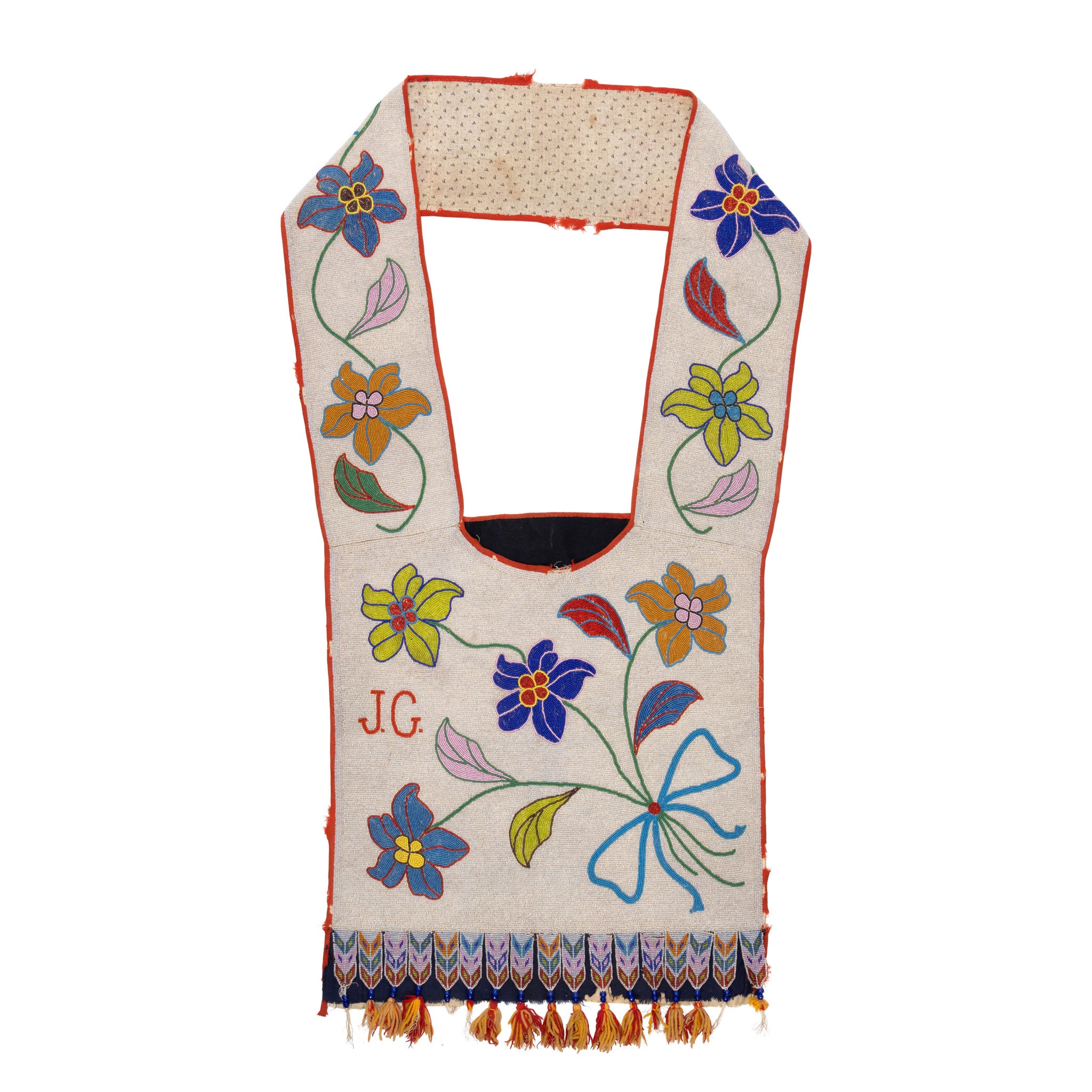 Ojibwe Bandolier, Native, Bag, Bandolier Bag