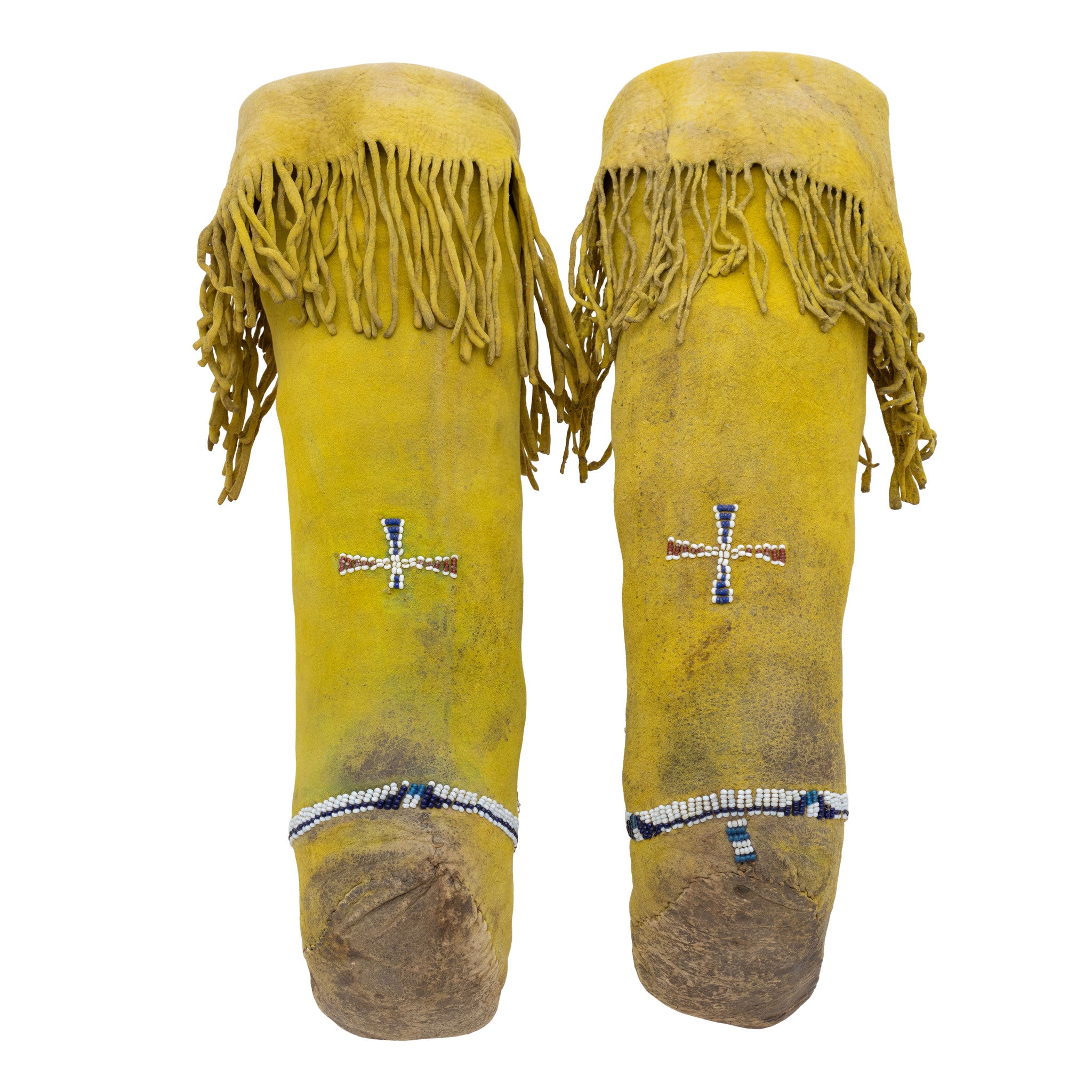 Kiowa Child's Hightop Moccasins