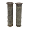 Pair Trench Art Vases