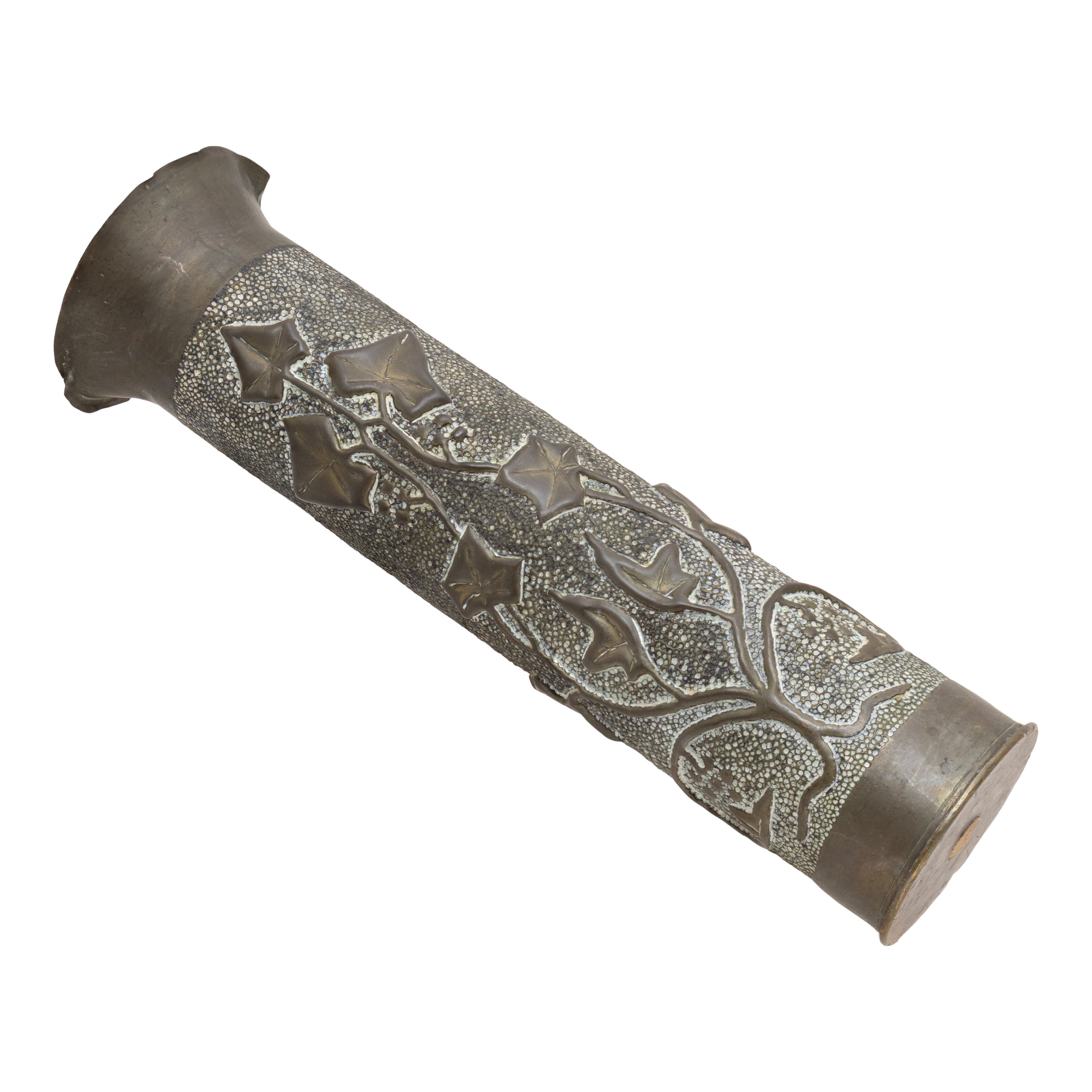 Pair Trench Art Vases