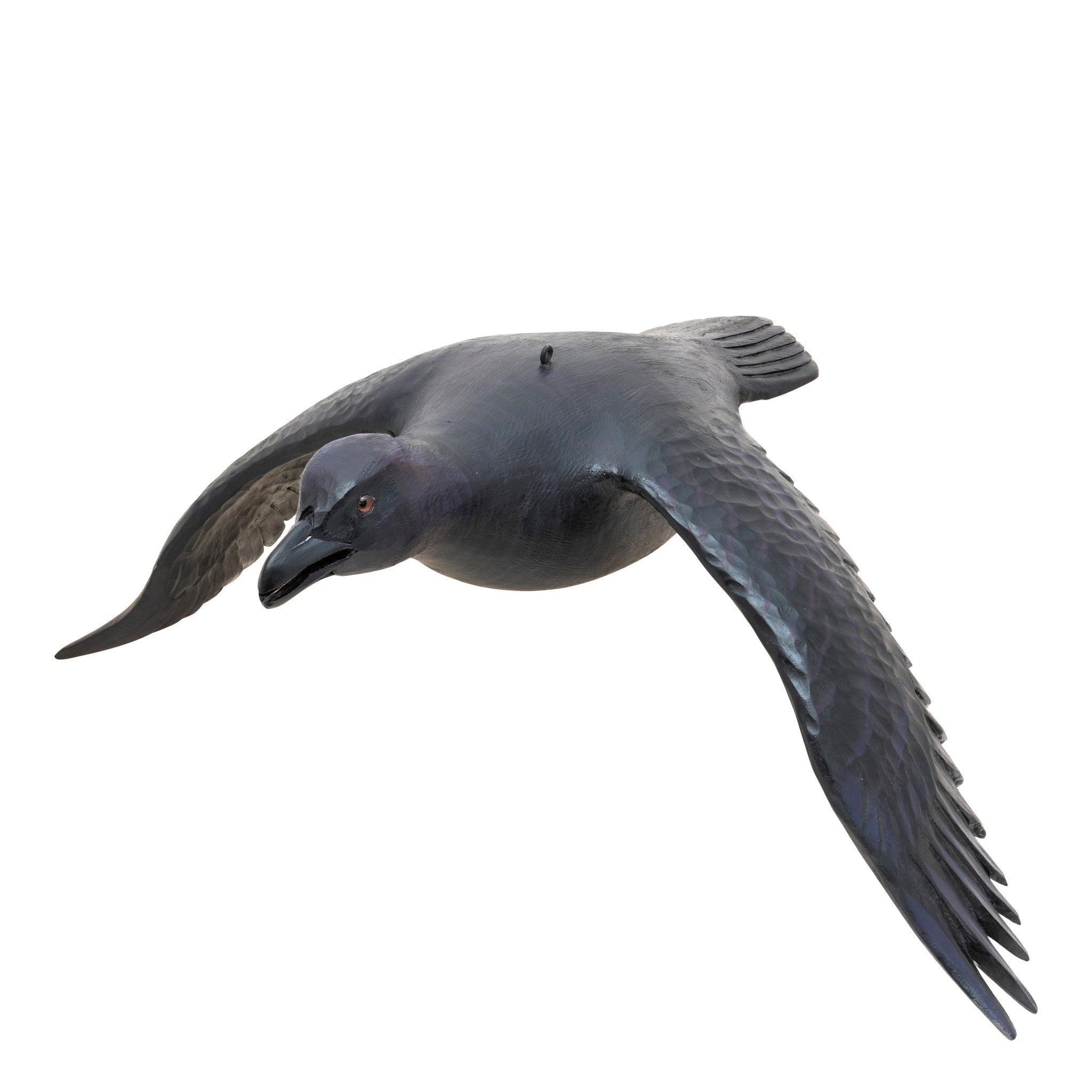 Flying Raven Decoy by Mike Borrett