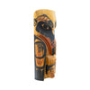 Tsimshian Raven and Salmon Woman Totem by David Boxley