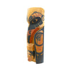 Tsimshian Raven and Salmon Woman Totem by David Boxley