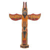 Nuu-Chah-Nulth Model Totem, Native, Carving, Totem Pole