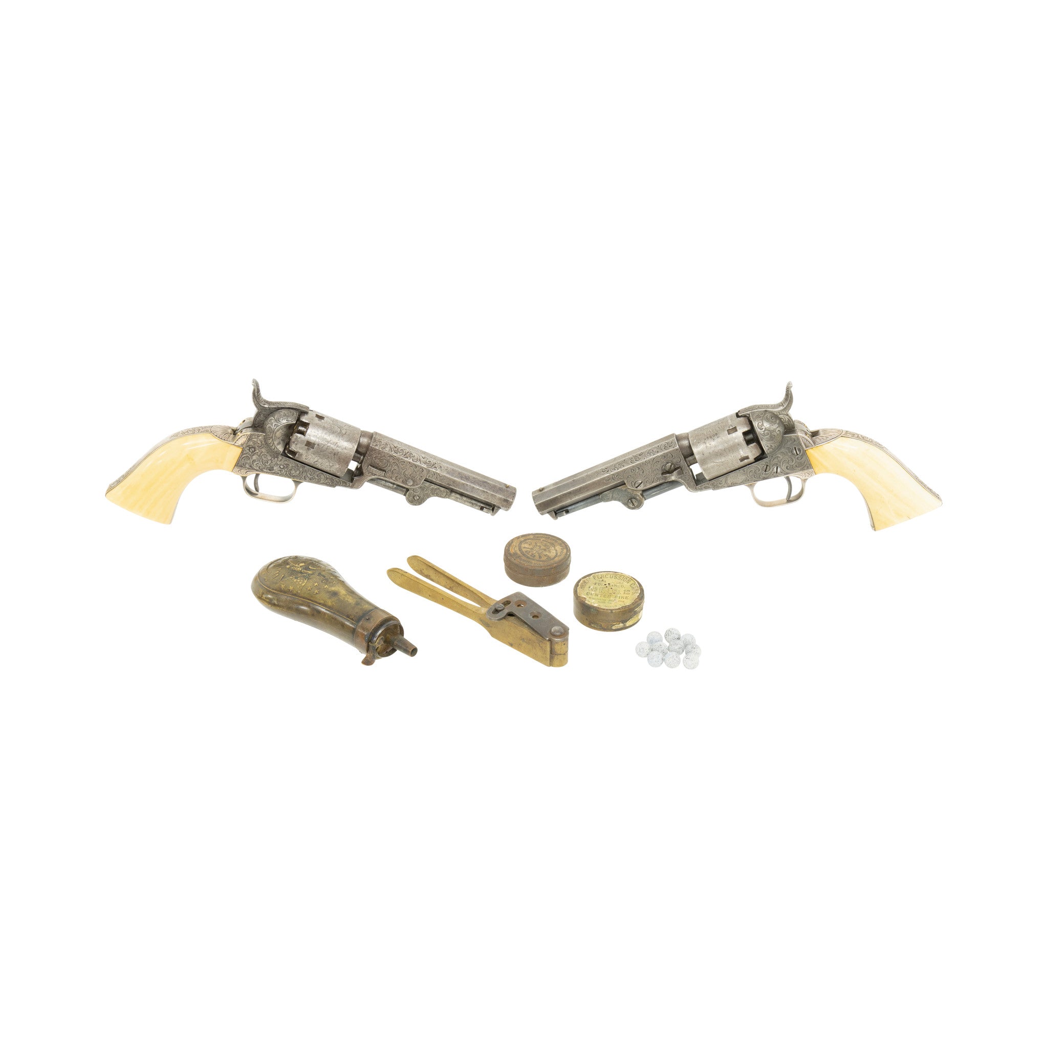 Pair Colt 1849 Pocket Percussion Revolvers