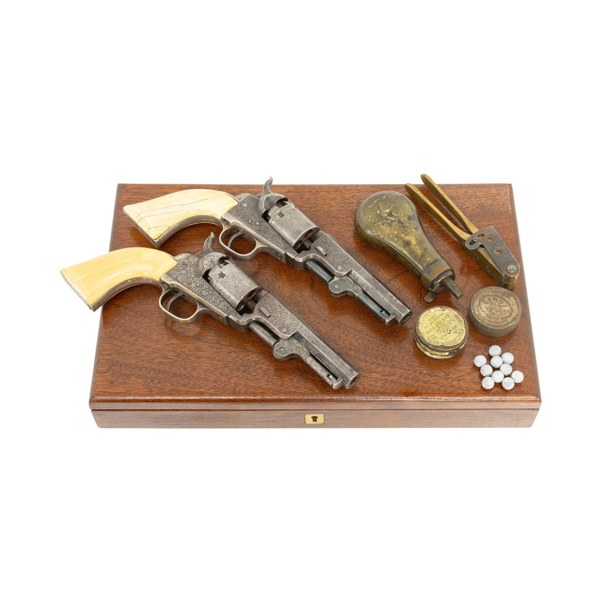 Pair Colt 1849 Pocket Percussion Revolvers