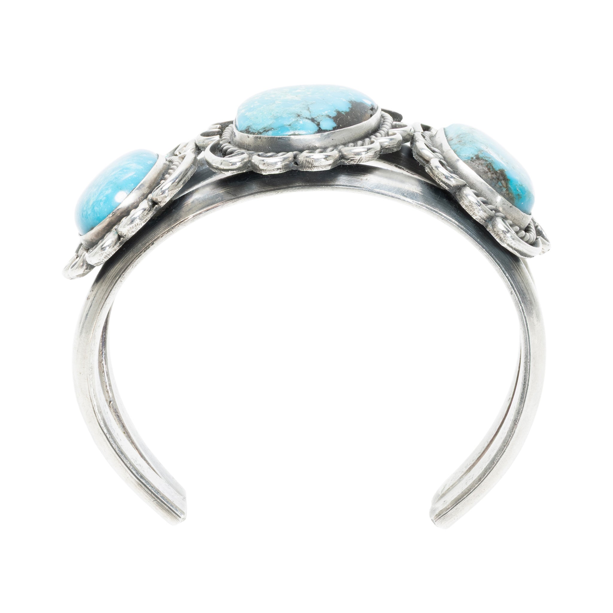 Turquoise and Silver Cuff Bracelet