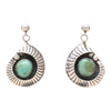 Navajo Turquoise and Silver Dangle Earrings