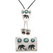 Turquoise and Bear Bolo and Buckle Set, Jewelry, Set, Native