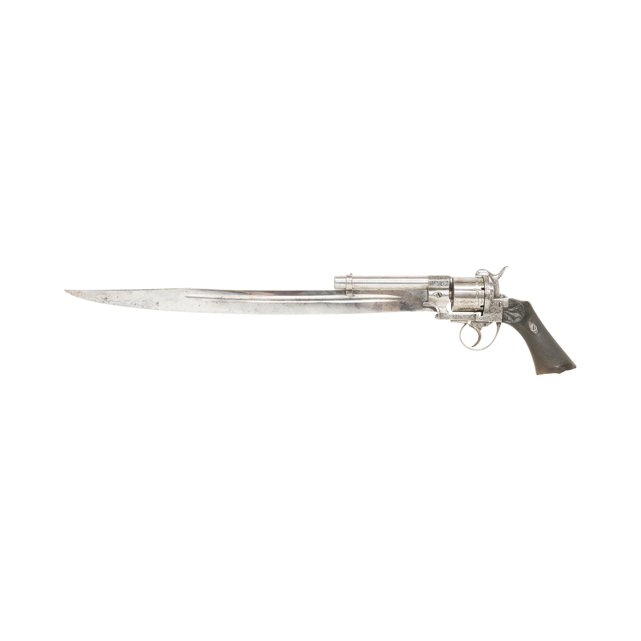 European Double Action Pinfire Sword Revolver