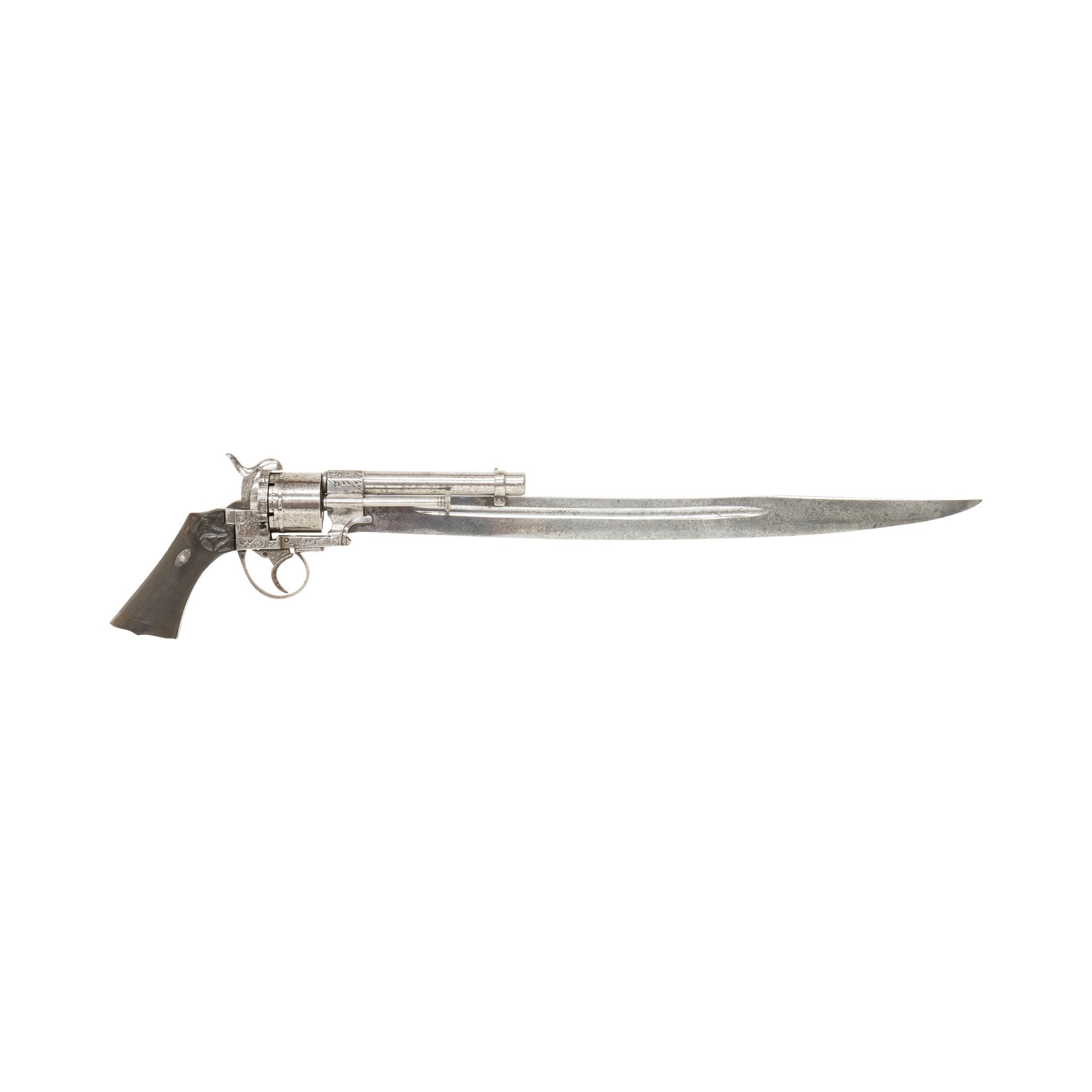European Double Action Pinfire Sword Revolver