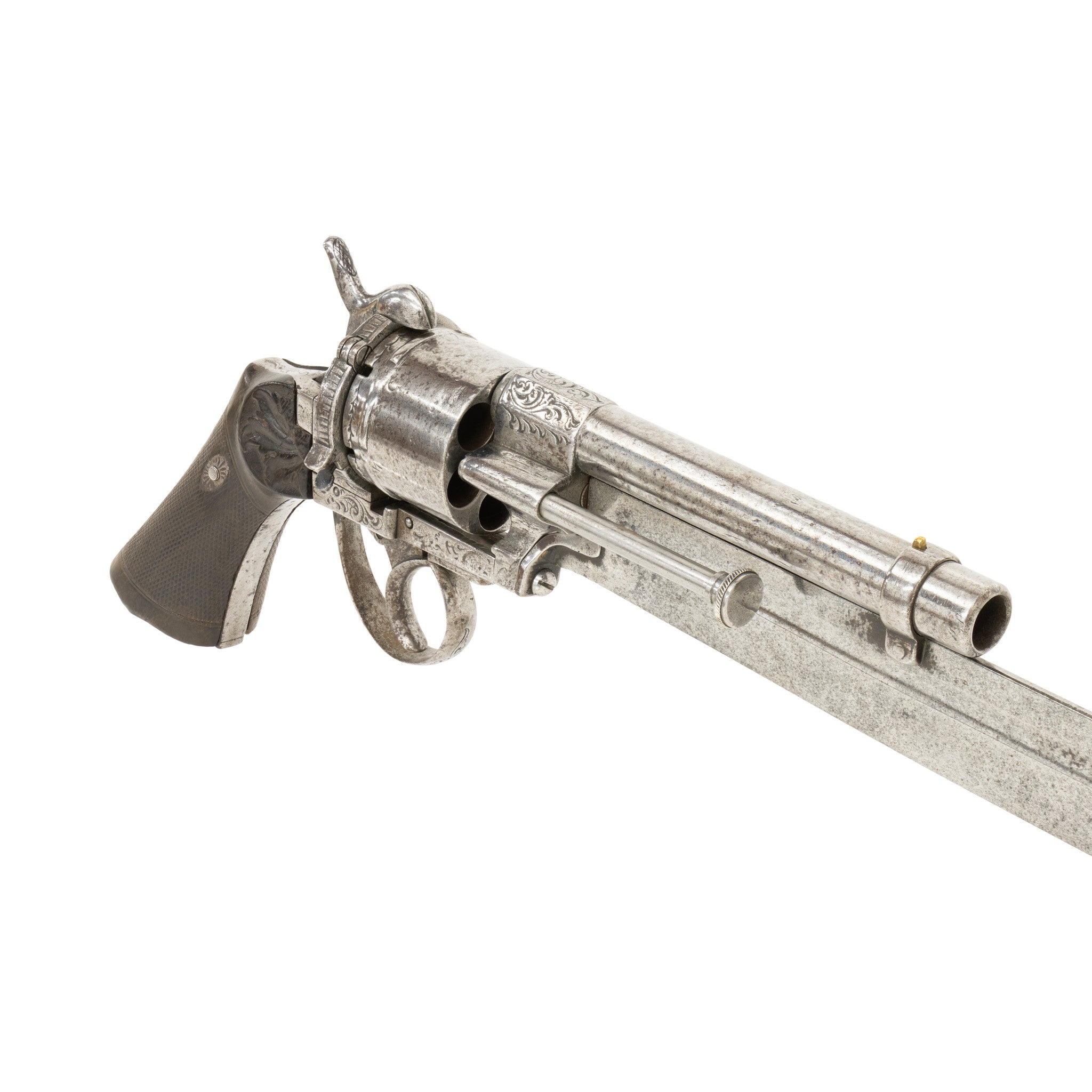 European Double Action Pinfire Sword Revolver