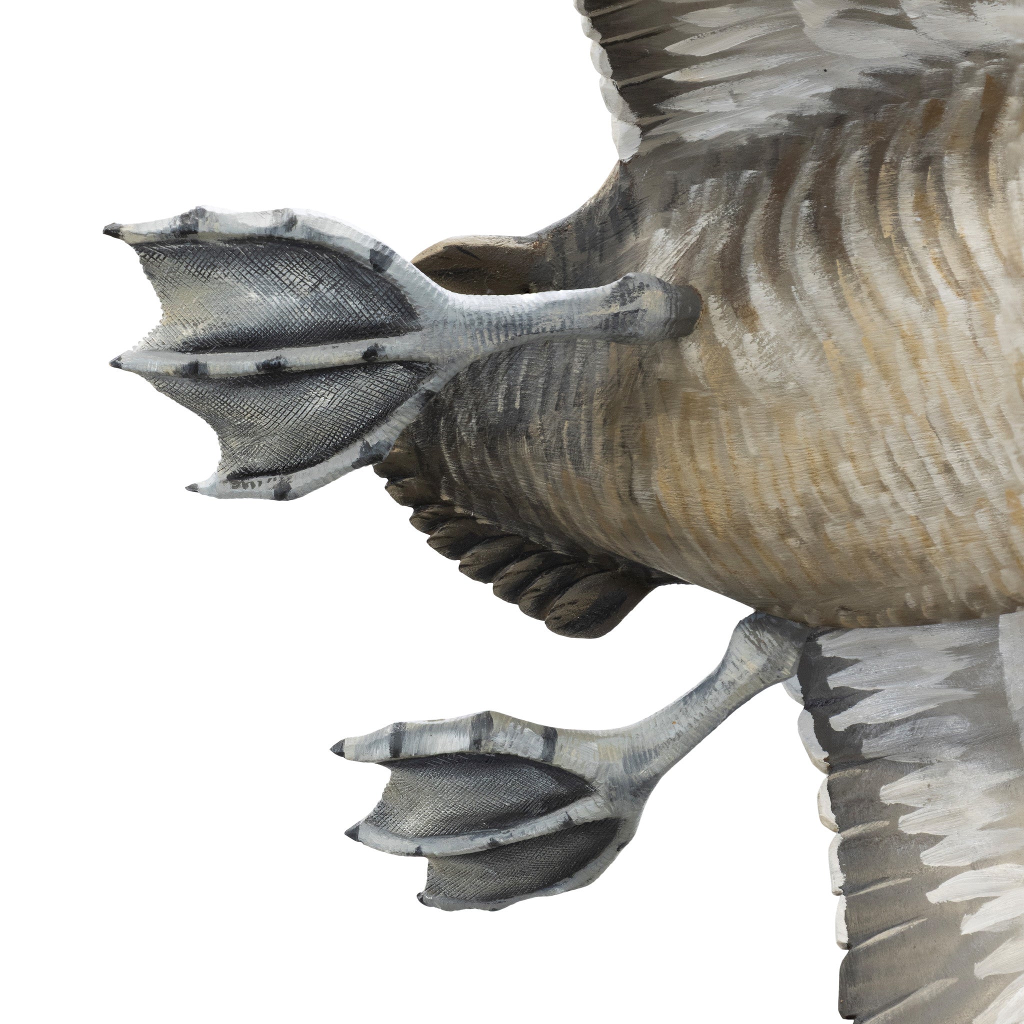 Pair Flying Canvasback Decoys by Borrett