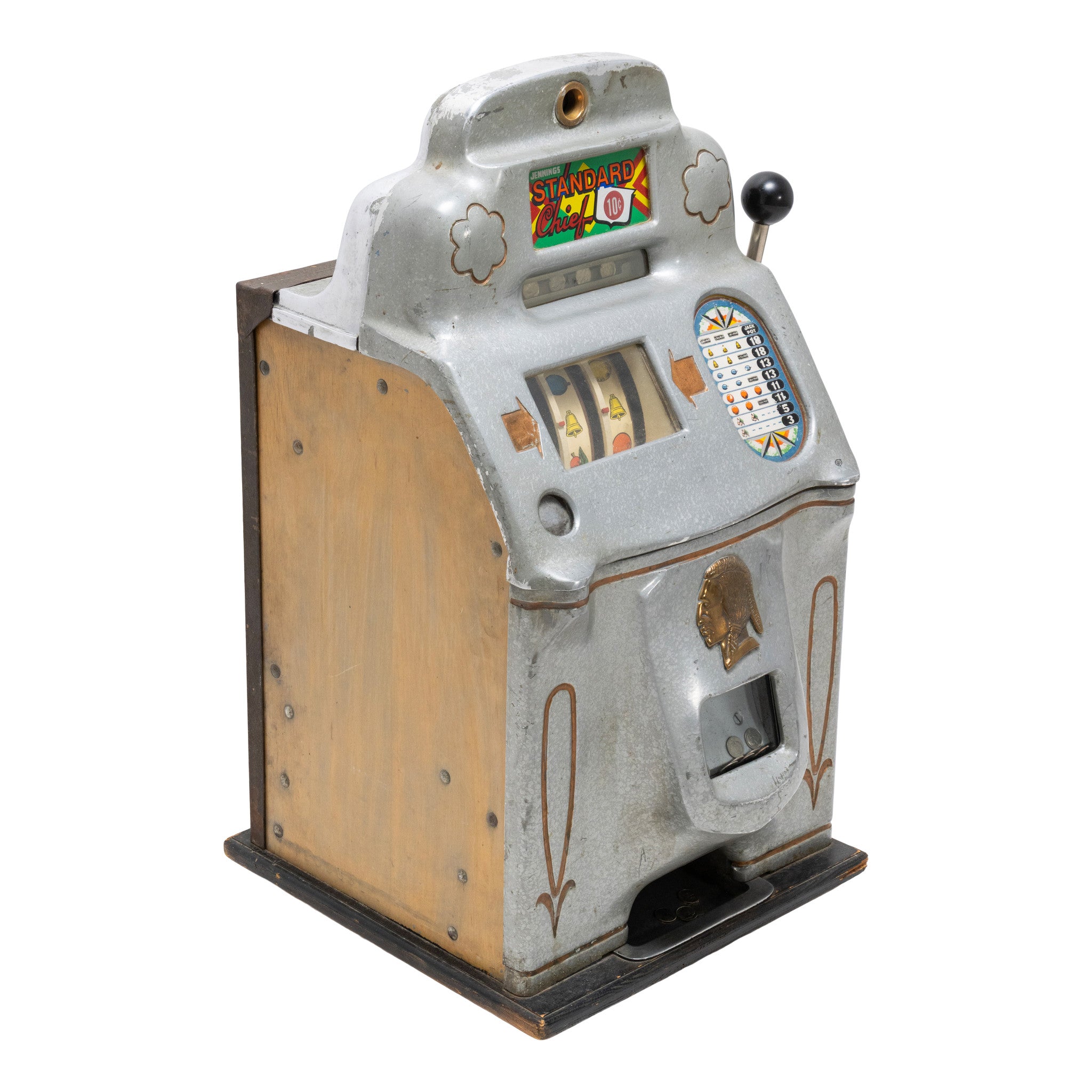Jennings Standard Chief 10 Cent Slot Machine