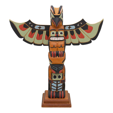 Northwest Thunderbird Totem, Native, Carving, Totem Pole
