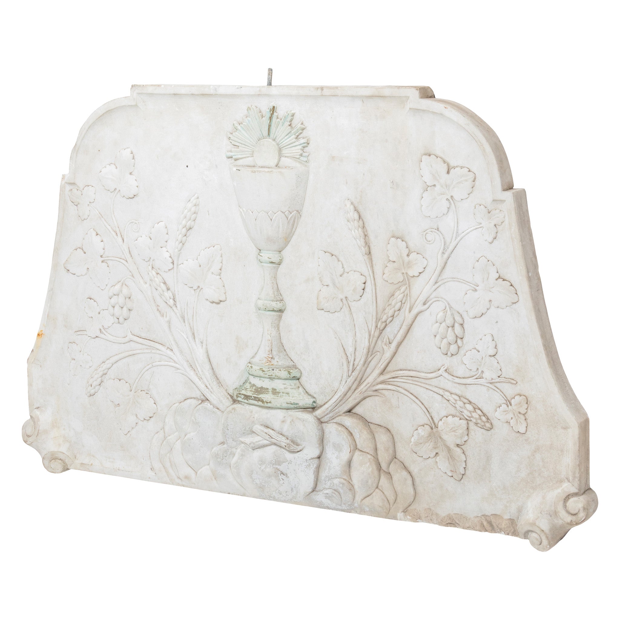 French Marble Plaque with Challis