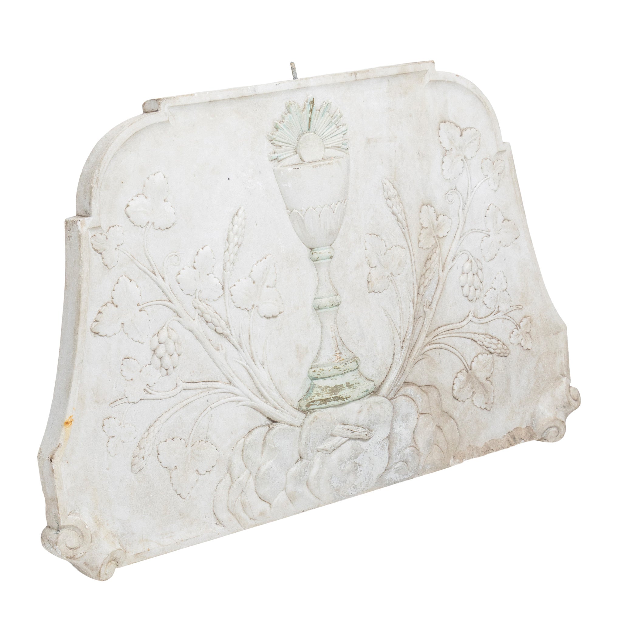 French Marble Plaque with Challis
