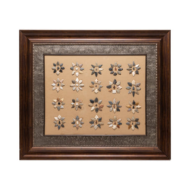 Framed Arrowhead Collection, Native, Stone and Tools, Arrowhead
