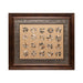 Framed Arrowhead Collection, Native, Stone and Tools, Arrowhead