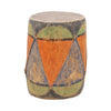 Pueblo Painted Drum, Native, Music Instrument, Drum
