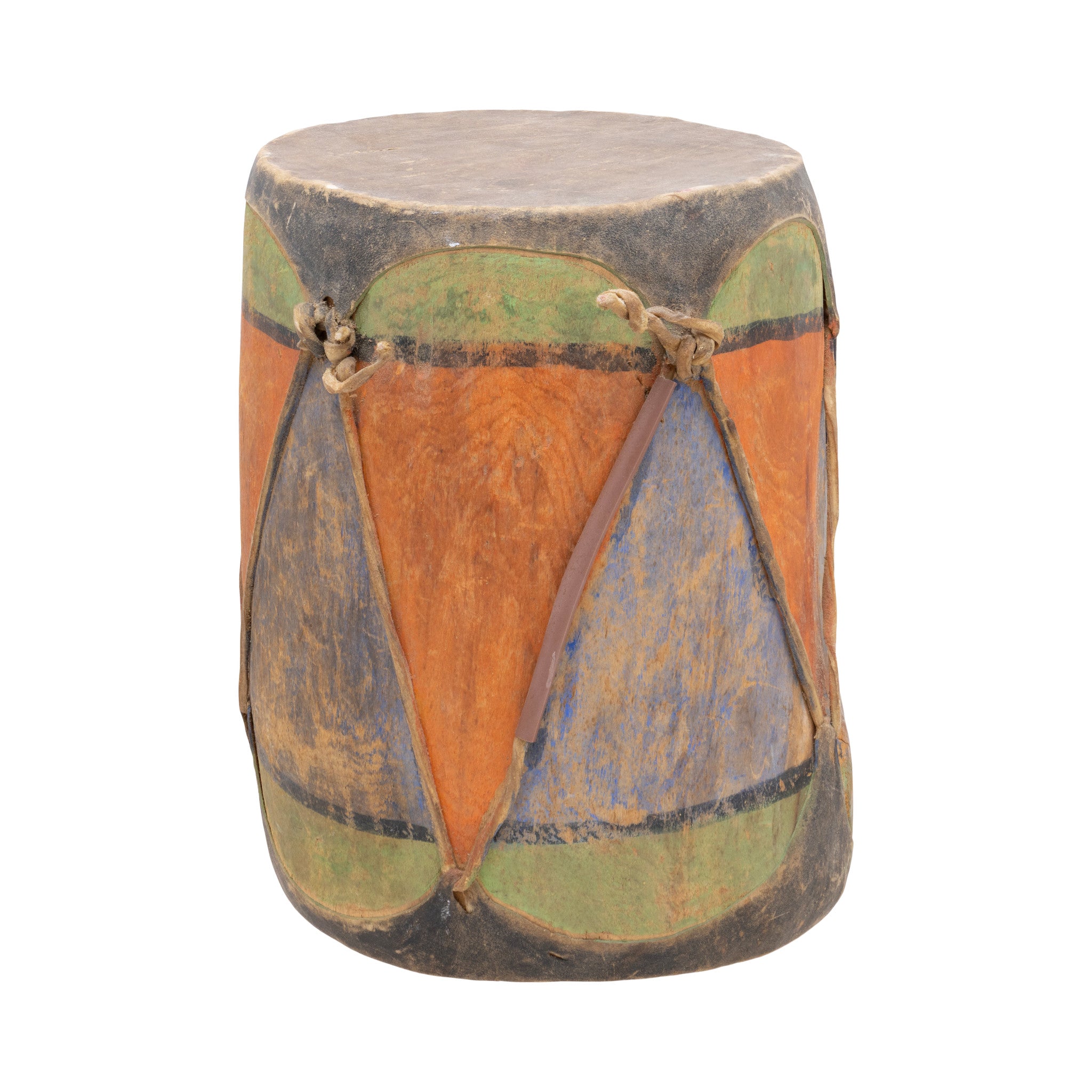 Pueblo Painted Drum