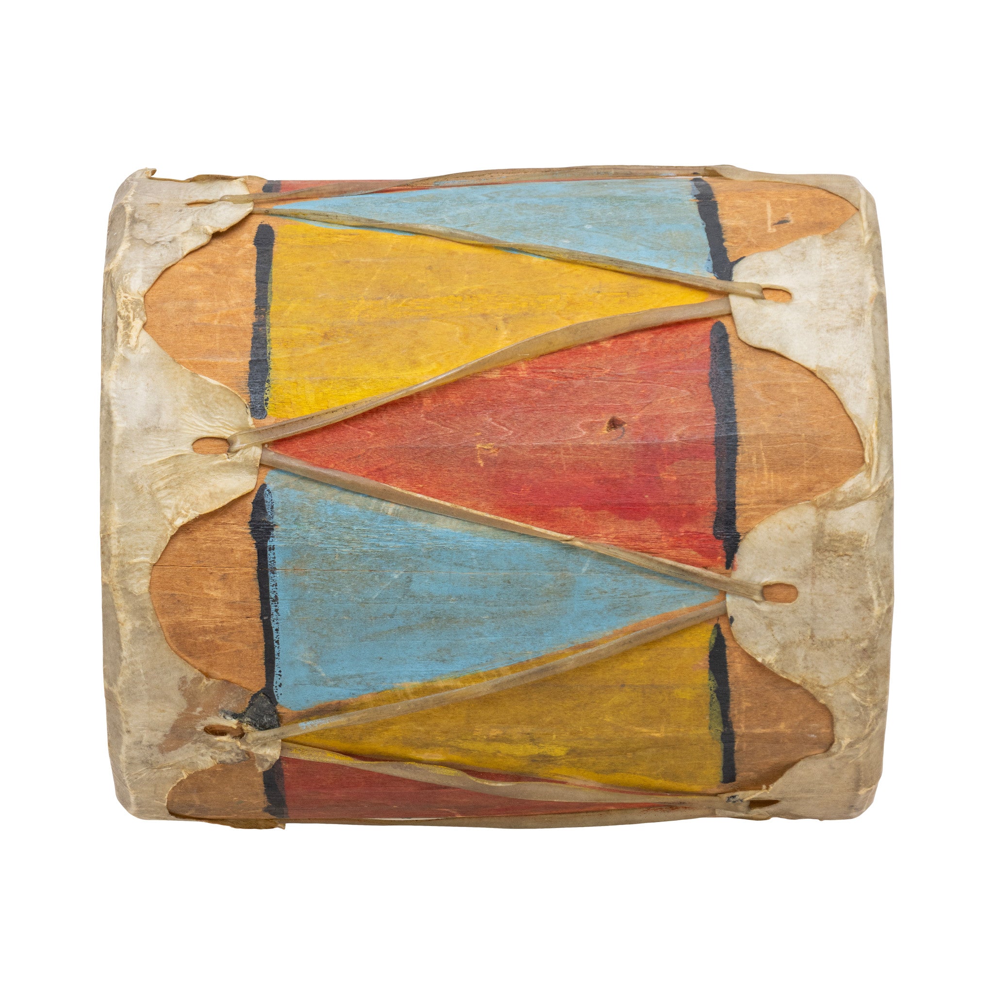 Pueblo Painted Drum
