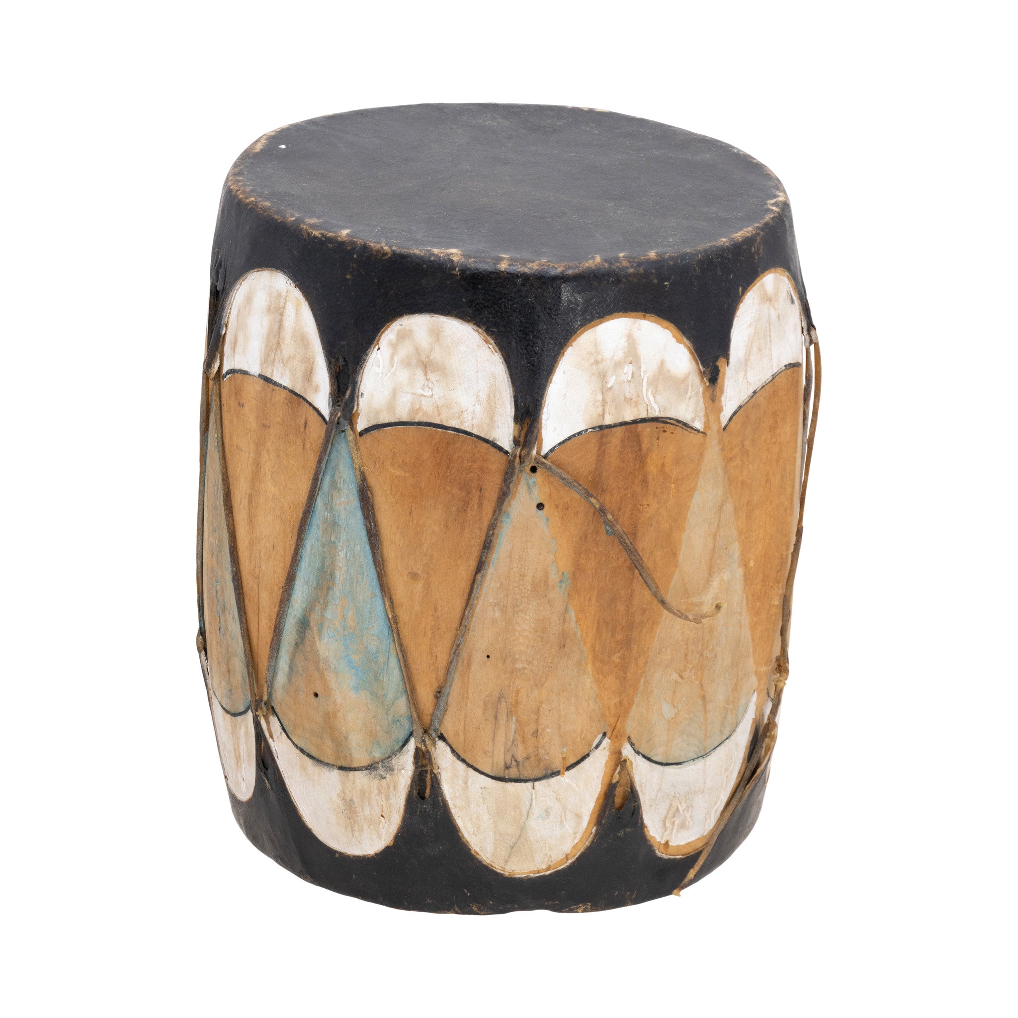 Pueblo Painted Drum