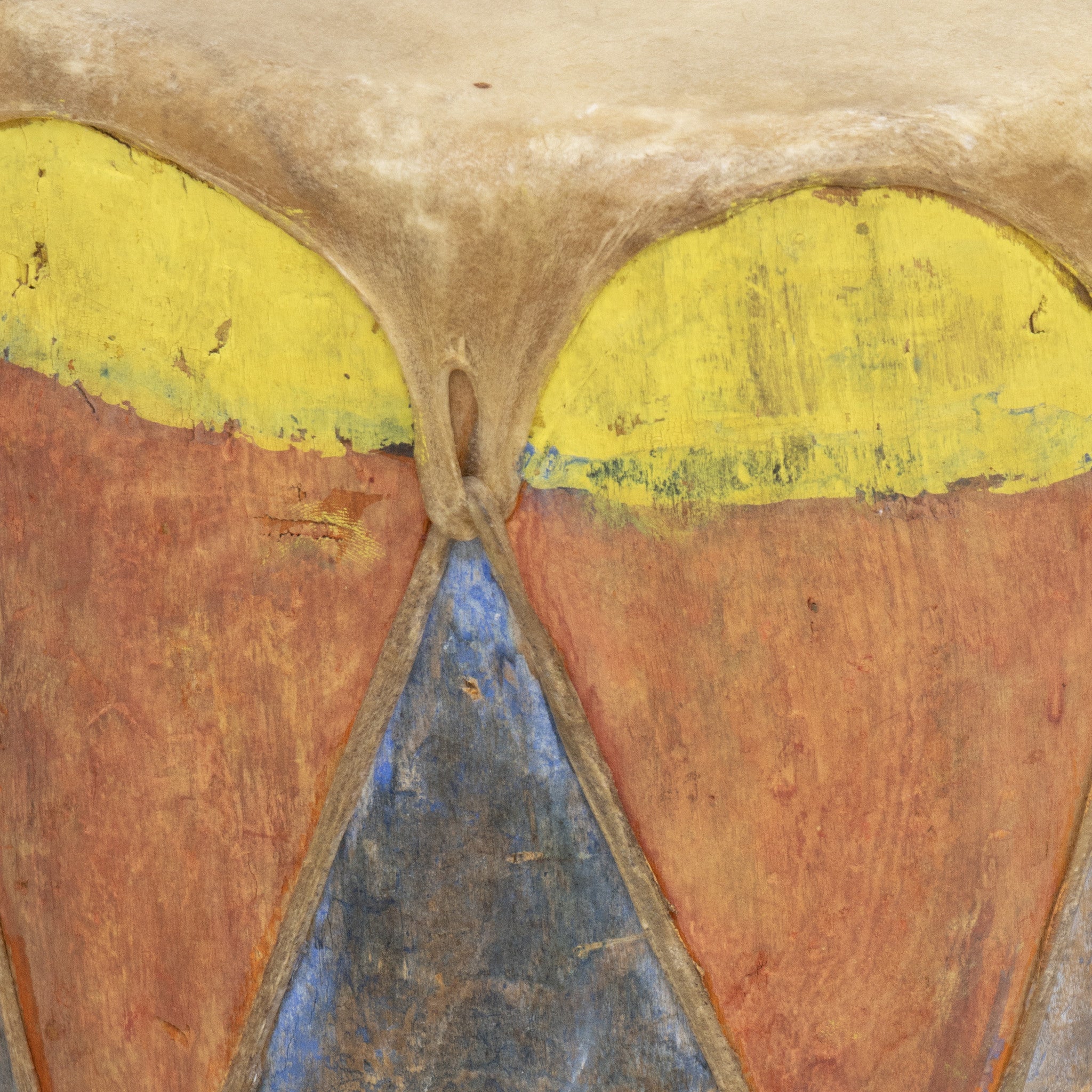 Pueblo Painted Drum