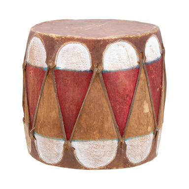 Pueblo Painted Drum, Native, Music Instrument, Drum