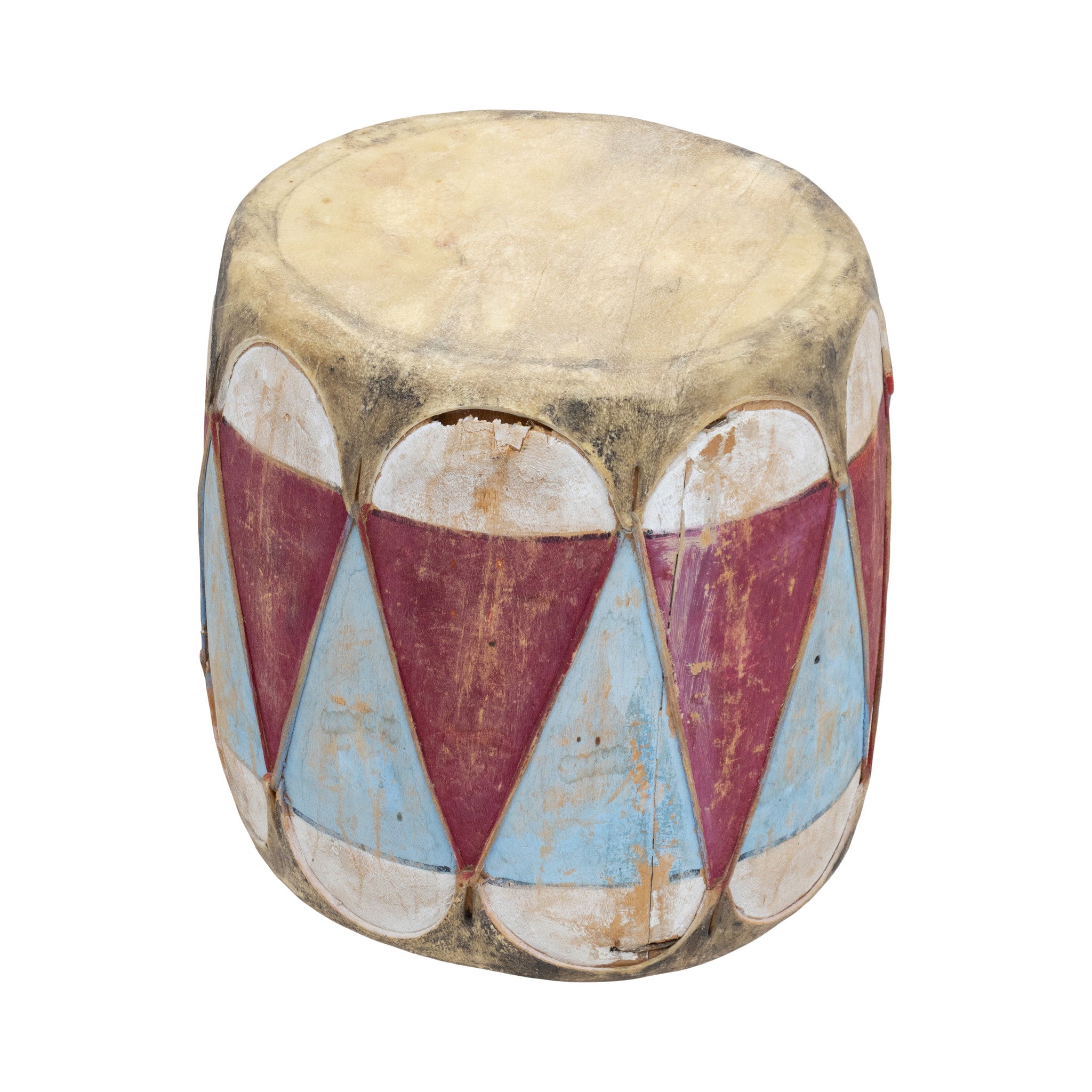Pueblo Painted Drum