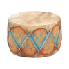 Pueblo Painted Drum, Native, Music Instrument, Drum