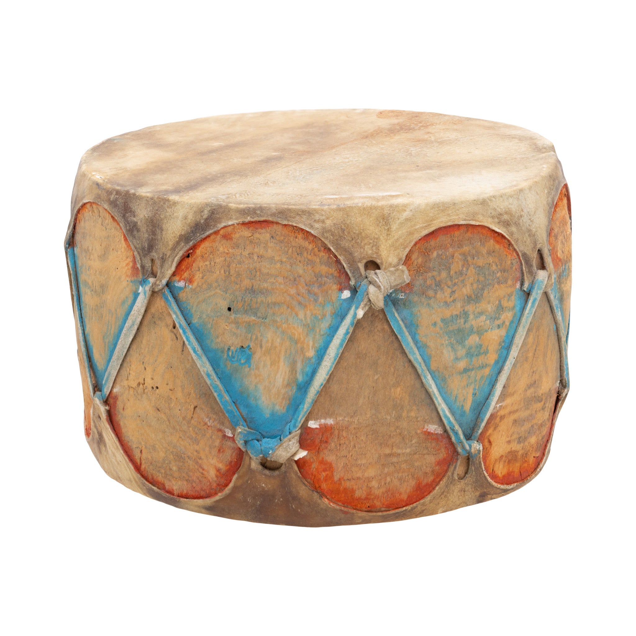 Pueblo Painted Drum