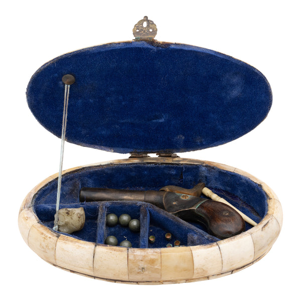 Cartridge Box with Derringer, Firearms, Handgun, Other